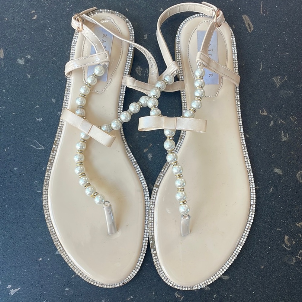 Pearl and Rhinestone sandal